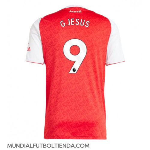 Camiseta Arsenal Gabriel Jesus #9 Primera Equipación Replica 2025-26 mangas cortas